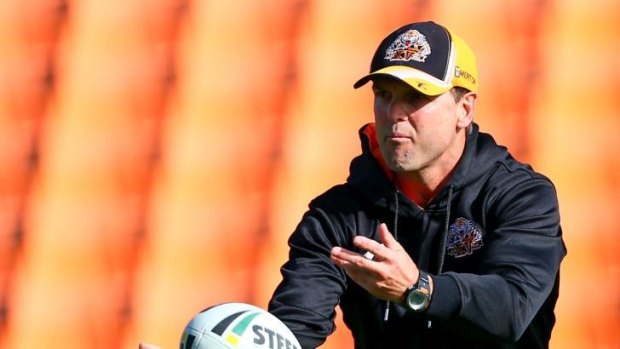 Limbo: Wests Tigers coach Mick Potter.