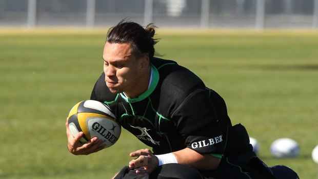 Keen to start: Matt Toomua is hoping to push his way into the Wallabies front-line XV.
