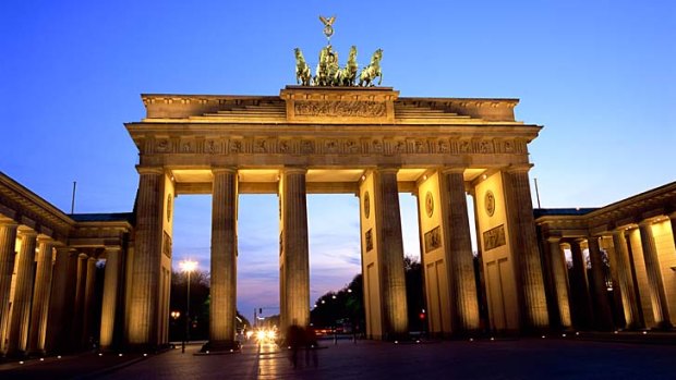 The symbol of Berlin ... Brandenburg Gate.