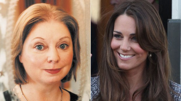 Hilary Mantel and the Duchess of Cambridge.