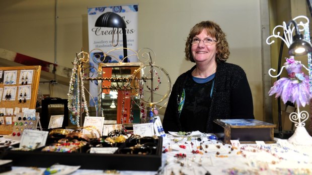 Jewellery junkie: Carol Webster's Carol's Creations is somewhat of an institution at the Old Bus Depot Markets.