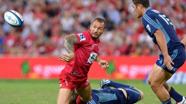Oops: Quade Cooper's errors are on the rise.