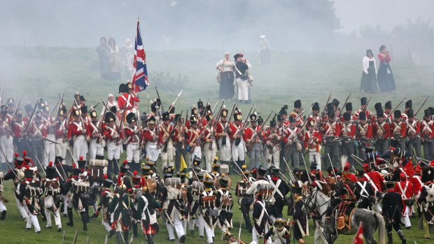 Battle of Waterloo reenactment.