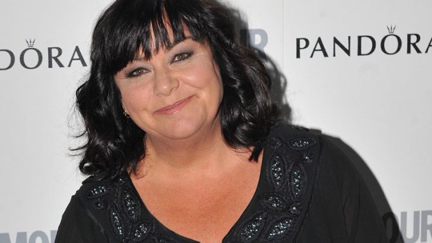 Dawn French ... happy with her weight.