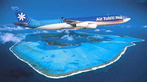 Pretty much the only way to go: Air Tahiti Nui.