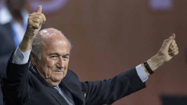 "I am president of everybody." FIFA chief Sepp Blatter is re-elected. 