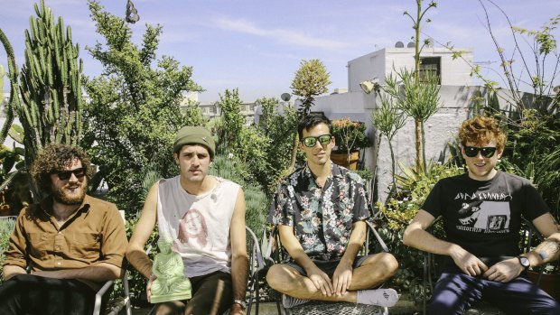 Californian garag rock act Fidlar are appearing at Laneway in 2016.