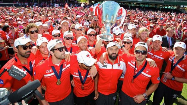 Passionate: Sydney have developed a winning culture over the past decade.
