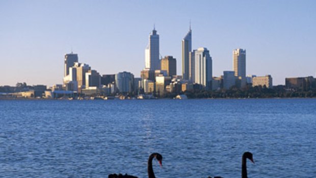 Perth's Swan River floods about twice a year.