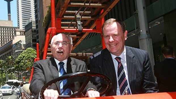 Wheel of fortune: John Howard and Peter Costello.