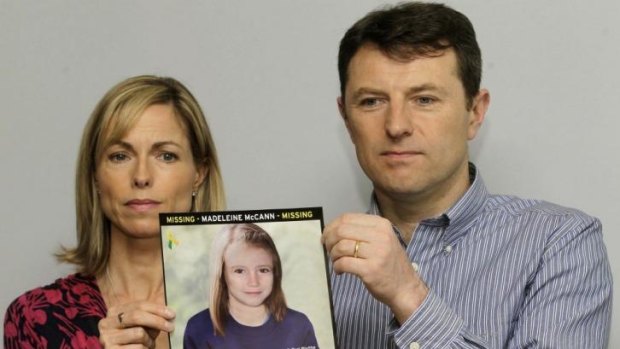 Never lost hope: Kate and Gerry McCann with a picture of their daughter Madeleine.