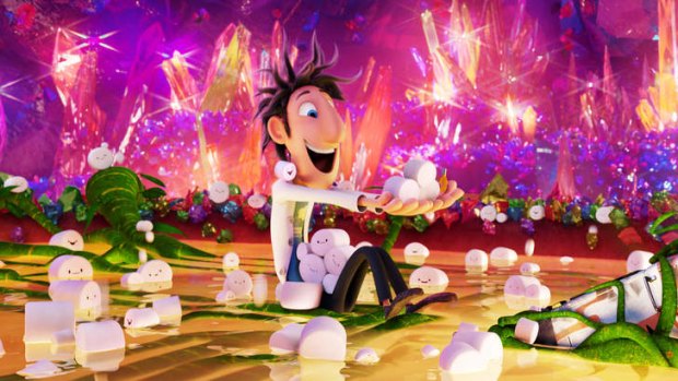 Flint (Bill Hader) in <i>Cloudy With A Chance of Meatballs 2</i>.