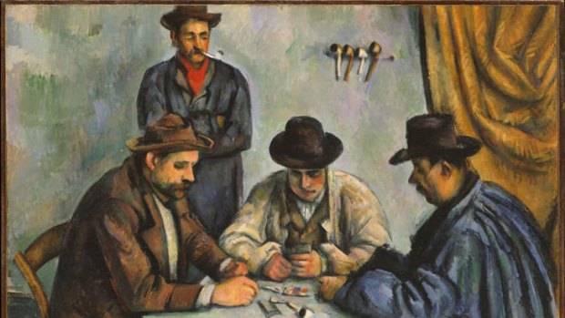 Paul Cezanne's painting "The Card Players" (1890-92) was bought by the Qatar Museums Authority in 2012 for $US250 million, making it the most expensive painting sold to date.