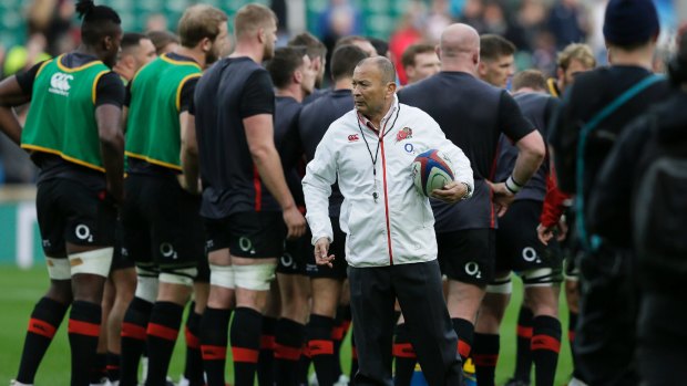 "We're just worried about ourselves. We've got a lot to do": Eddie Jones.