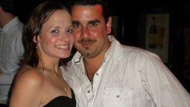 The ghost hunter ... Craig Stanley, with fiancee Rebecca Stanley are on the run.