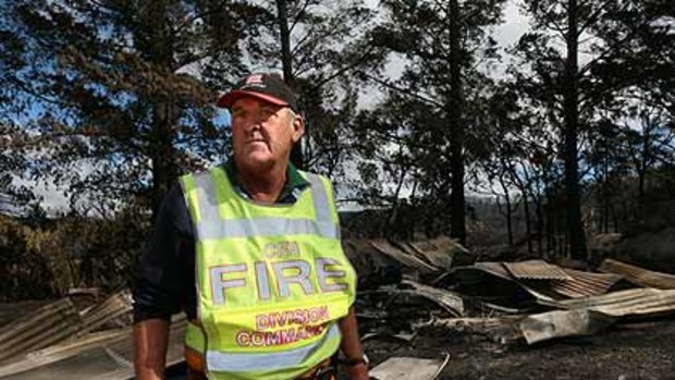Captain David McGay, who led a small band of gutsy local CFA volunteers and firefighters in a futile defence of the Strathewan and Arthur's Creek communities.