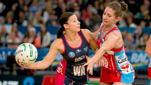 Arm's length: The Vixens have the edge on the chasing pack, including the Swifts.