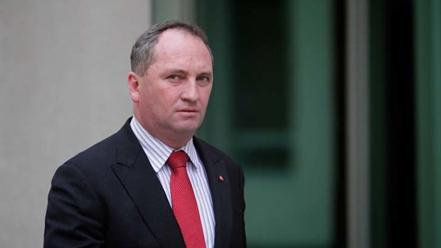 Senator Barnaby Joyce  to run for lower house.