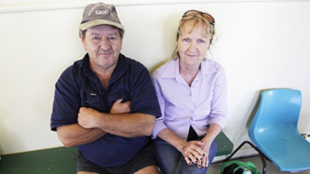 Greg and Judy Kochos were desperately hoping to retrieve their wedding rings in Condamine.