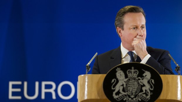 David Cameron negotiated into the night on the EU deal.
