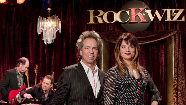 Rock is no longer a young person's game ... Julia Zemiro and Brian Nankervis of RocKwiz.