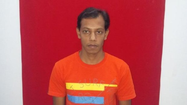 Mohammad Saiful Islam Tanu from Bangladesh was caught on his way to get a boat to New Zealand.