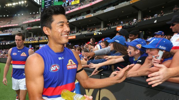 Western Bulldogs' Lin Jong plans to visit the Peninsula Hot Springs during the bye.