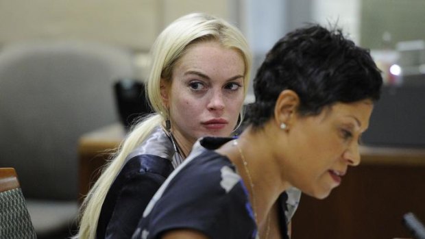 Lawsuit ... Lindsay Lohan in court.