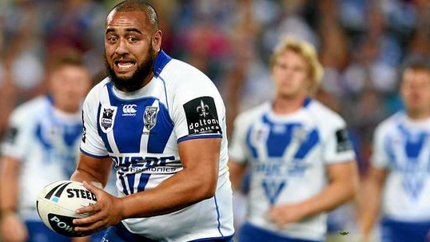 Sam Kasiano's offloads were crucial to the Bulldogs' attacking structure in 2012.