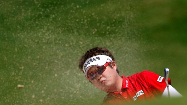Min-Kyu Han missed the cut at the Australian Open last week but has streeted the field on day one at Coolum.