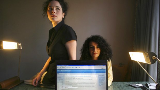 The blogger, Alex Fein (left), pictured with her mother, Yvonne Fein, says she has been surprised by the level of intolerance to debate within the Jewish community.