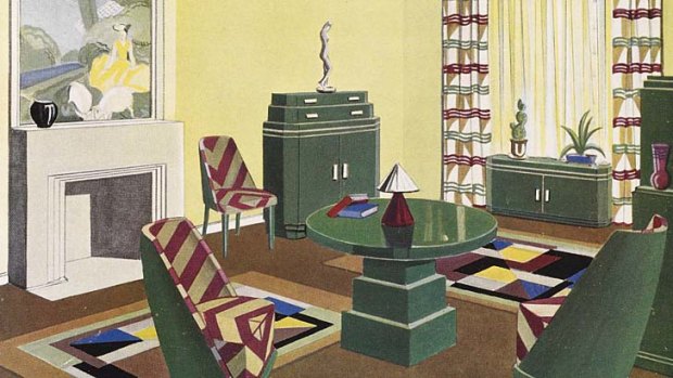 Still life: Hera Roberts' illustration of the Burdekin room.