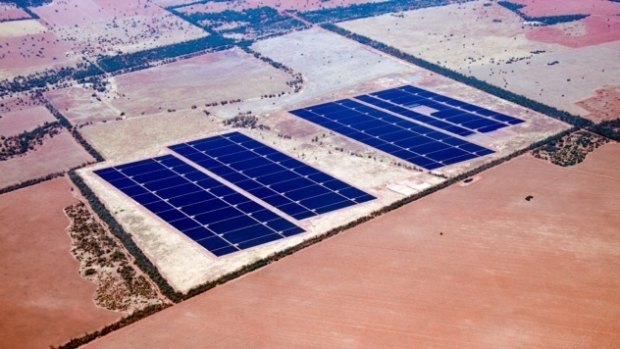 The final modules of AGL's Nyngan Solar Plant in western New South Wales were installed in April 2015.