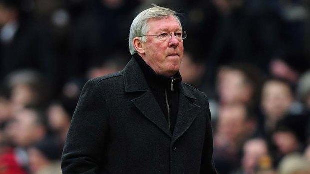 Livid ... Sir Alex Ferguson.