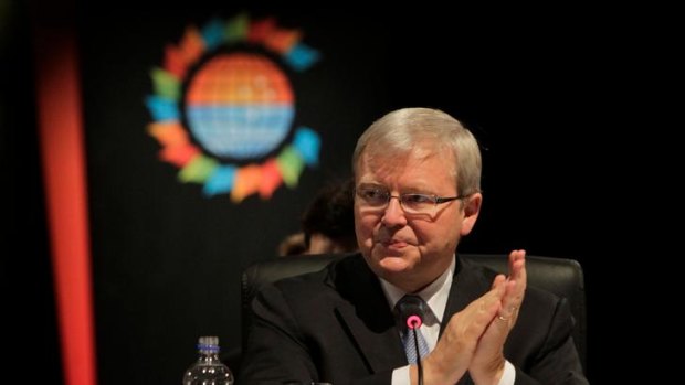 Kevin Rudd... the diplomat