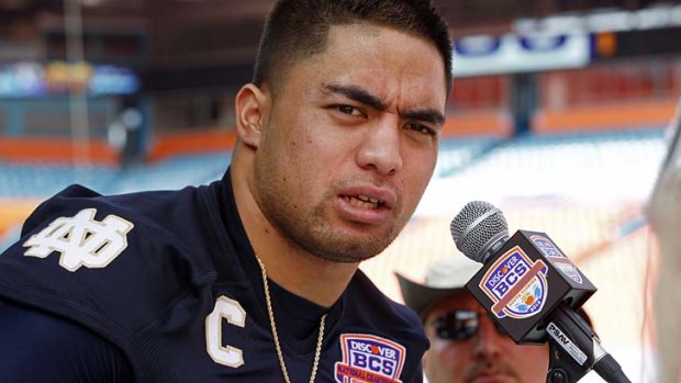 Strange case ... was the story of star footballer Manti Te'o's non-existent girlfriend a publicity stunt or someone else's prank?
