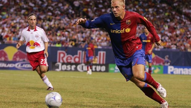 Iceland's Eidur Gudjohnsen has played for big clubs in Europe including Barcelona.