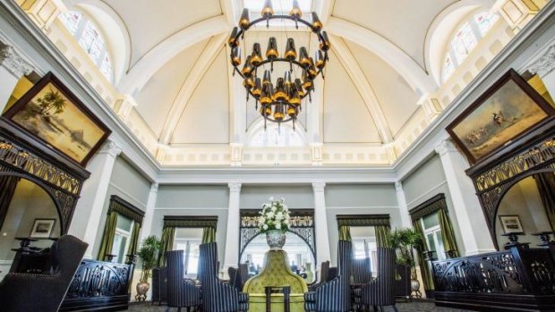 A grand welcome: The foyer known as The Casino at the Hydro Majestic.