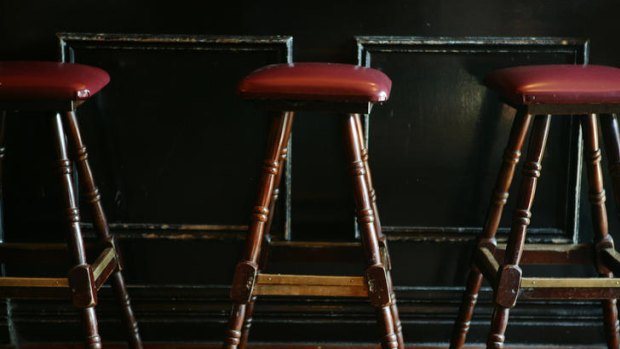 Perilous seating ... the bar stool is a trend sweeping Sydney's dining establishments.