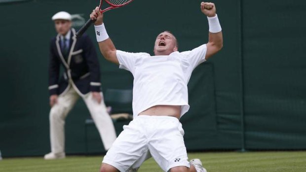 Rolling back the years: Lleyton Hewitt.