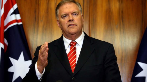 Kim Beazley: told the press Bob Hawke would not be replaced.