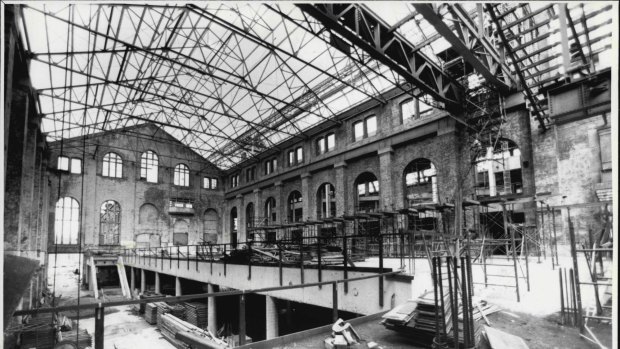 The Powerhosue Museum is rapidly taking shape at Ultimo in 1986.