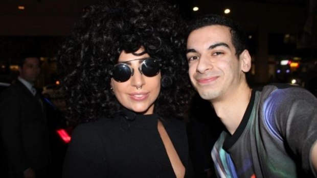 Biggest fan: Lady Gaga with Beau Lamarre.