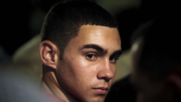 "I feel happy here" ... Elian Gonzalez, 16, at a celebration in Havana to mark the anniversary of his return to his homeland.