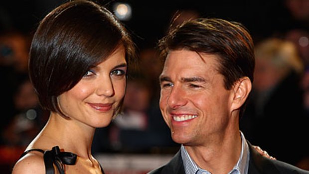 Family comes first ... Katie Holmes and Tom Cruise.