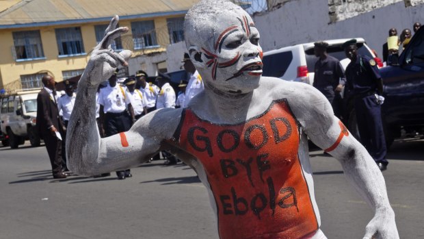 Celebrations to mark Liberia being declared an Ebola free nation earlier this month.