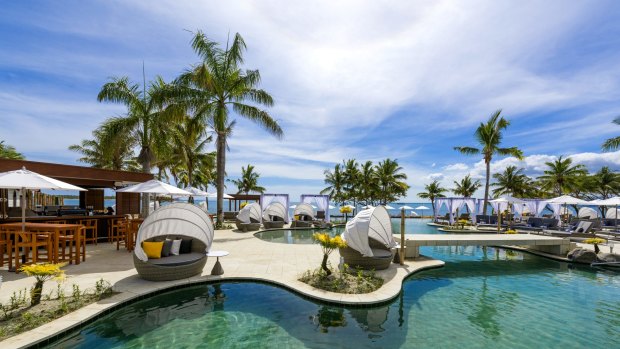 Guests can sun and spa themselves by day and dance to the DJ by night at Waitui Beach Club.