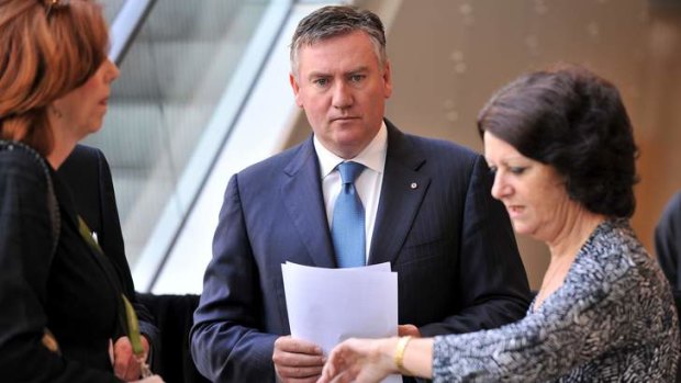 Spoke to teen: Eddie McGuire.