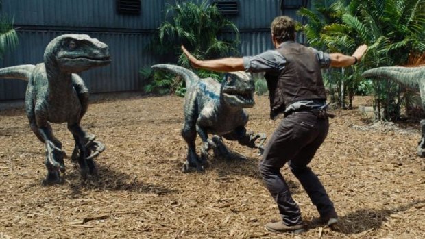 Jurassic World stars Chris Pratt.