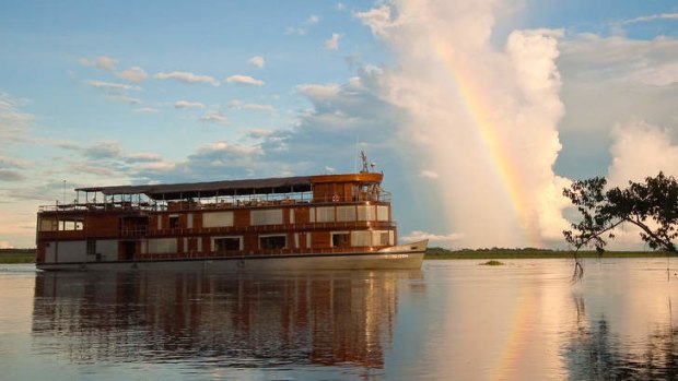 River cruising on the Amazon in Peru with AdventureSmith Explorations.